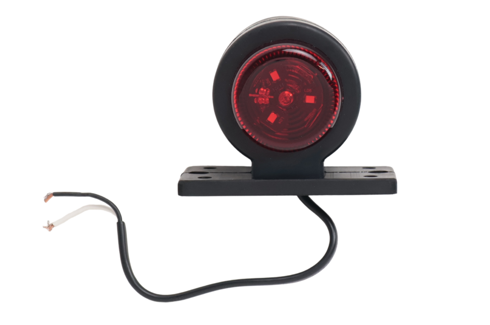 Cantonal LED breedtelicht rood/wit 40x90x75 mm