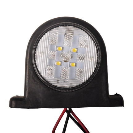 Cantonal LED breedtelicht rood/wit 68x62 mm