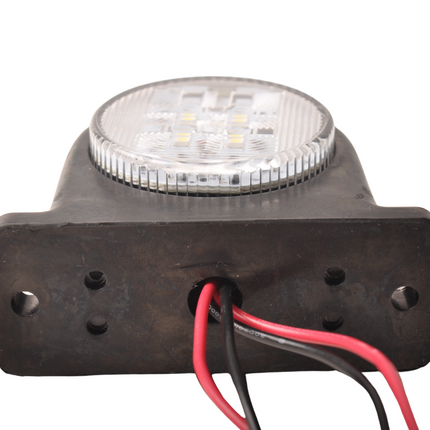 Cantonal LED breedtelicht rood/wit 68x62 mm