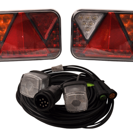 Cantonal LED set Fristom - 13 polig - inclusief markeringsverlichting & ingebouwde weerstanden - kies de gewenste hoofdkabel