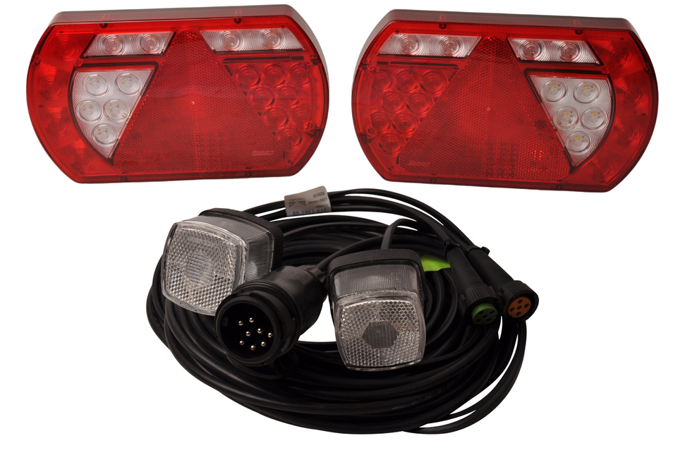 Cantonal LED set Lucidity  - 13 polig - inclusief voor markeringsverlichting & ingebouwde weerstanden -  kies de gewenste hoofdkabel