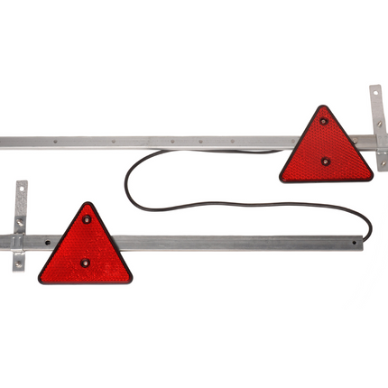 Cantonal LED verlichtingsbalk uitschuifbaar van 110 cm tot 160 cm - 7 polig - inclusief reflectoren