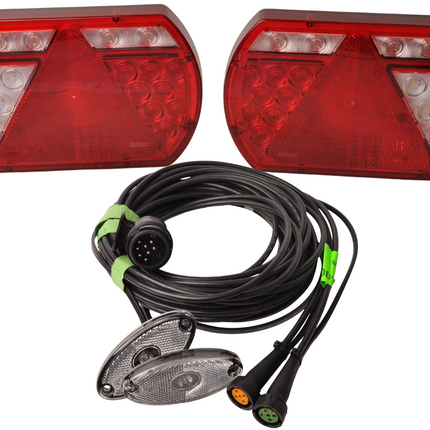 Cantonal LED verlichtingsset - Lucidity - 13 polig - incl. markeringsverlichting & ingebouwde weerstanden