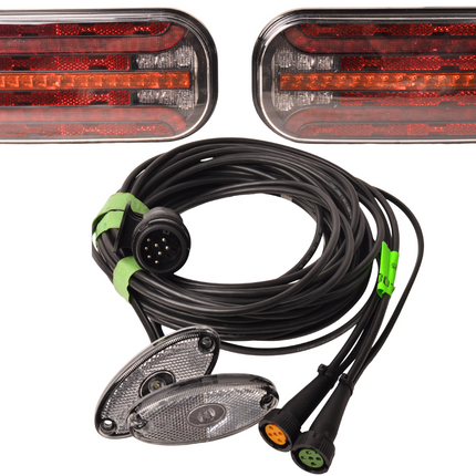 Cantonal LED verlichtingsset met breedteverlichting - Fristom FT-230 - 13 polig - incl. dynamische richtingaanwijzers