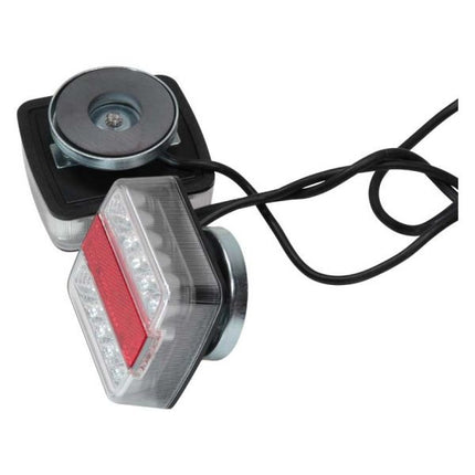 Cantonal LED verlichtingsset op magneten met 12 meter hoofdkabel - 7 polig - ideaal voor bootrailers