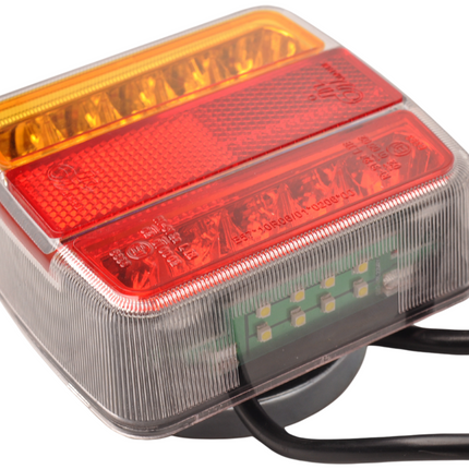 Cantonal LED verlichtingsset op magneten met 7,5 meter hoofdkabel - 7 polig - ideaal voor bootrailers