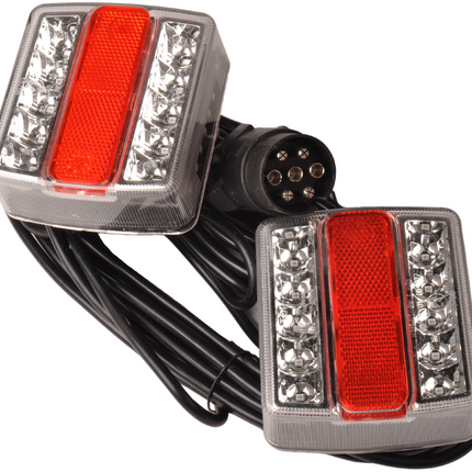 Cantonal LED verlichtingsset op magneten met 7,5 meter hoofdkabel - 7 polig - ideaal voor bootrailers