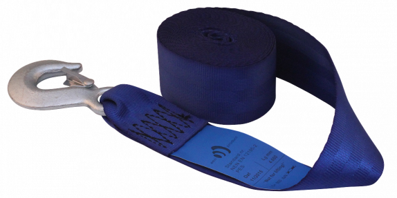 Cantonal Lierband met lastklep blauw (5 cm x 6,1 meter)