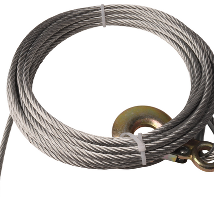 Cantonal Lierkabel met haak (4 mm x 8,5 meter)