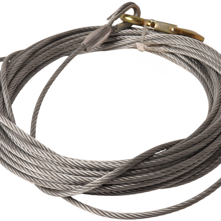 Cantonal Lierkabel met haak (6 mm x 15,2 meter)