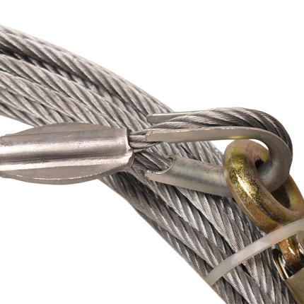 Cantonal Lierkabel met haak (6 mm x 15,2 meter)