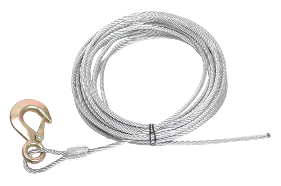 Cantonal Lierkabel met haak (6 mm x 8,5 meter)