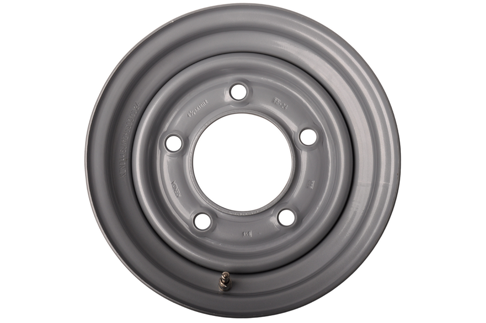 Cantonal Losse 12 inch aanhanger velg - 4.5Jx12 - Ifor Williams - steekmaat: 5x165,1 - draagvermogen: 900 kg - naafdiameter: 114,5 mm - ET0