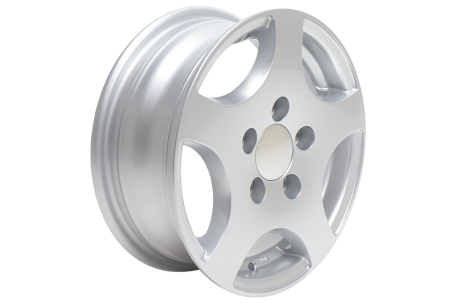 Cantonal Losse 13 inch aanhanger velg - 5Jx13 - lichtmetaal - steekmaat: 5x112 - draagvermogen: 750 kg - naafdiameter: 67 mm - ET30 - zilver