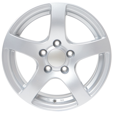Cantonal Losse 15 inch aanhanger velg - 6Jx15 - lichtmetaal - steekmaat: 5x112 - draagvermogen: 900 kg - naafdiameter: 67 mm - ET30 - zilver