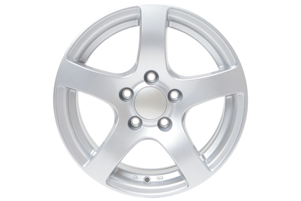 Cantonal Losse 15 inch aanhanger velg - 6Jx15 - lichtmetaal - steekmaat: 5x112 - draagvermogen: 900 kg - naafdiameter: 67 mm - ET30 - zilver