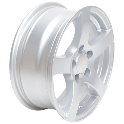 Cantonal Losse 15 inch aanhanger velg - 6Jx15 - lichtmetaal - steekmaat: 5x112 - draagvermogen: 900 kg - naafdiameter: 67 mm - ET30 - zilver