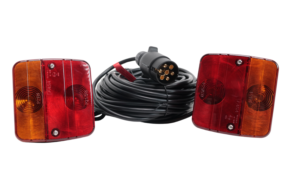 Cantonal Magnetische verlichtingsset - 12 meter hoofdkabel - ideaal voor bootrailers