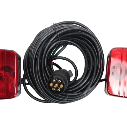 Cantonal Magnetische verlichtingsset - 12 meter hoofdkabel - ideaal voor bootrailers