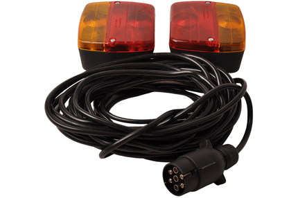 Cantonal Magnetische verlichtingsset - 7,5 meter hoofdkabel - ideaal voor bootrailers