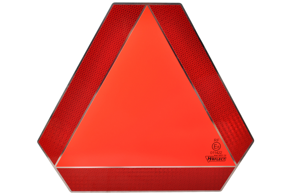 Cantonal Markerings driehoek langzaam verkeer - 36x41 cm - aluminium