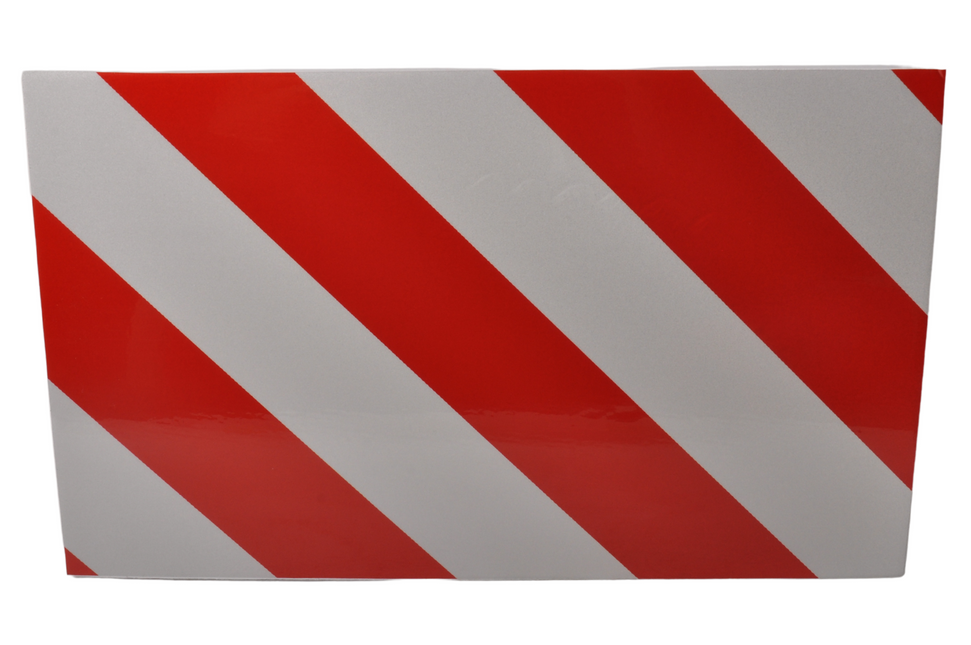 Cantonal Markeringsbord uitstekende lading 33x20 cm FOAM - voorzien van plakstrip