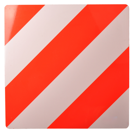 Cantonal Markeringsbord uitstekende lading 42,3x42,3 cm ALUMINIUM - extra duurzaam