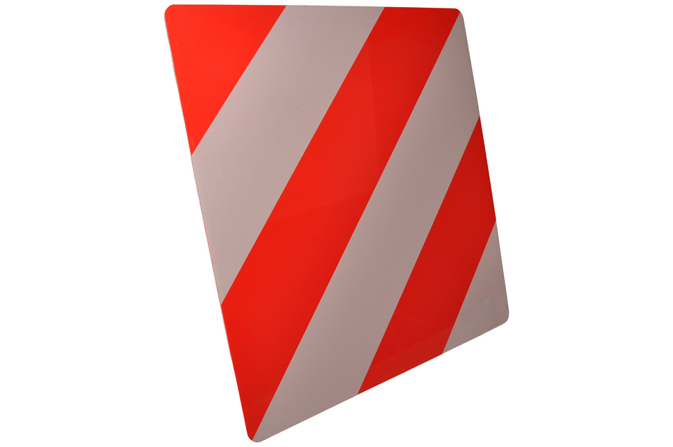 Cantonal Markeringsbord uitstekende lading 42,3x42,3 cm ALUMINIUM - extra duurzaam