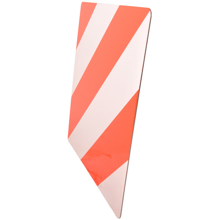 Cantonal Markeringsbord uitstekende lading 42,3x42,3 cm ALUMINIUM - extra duurzaam