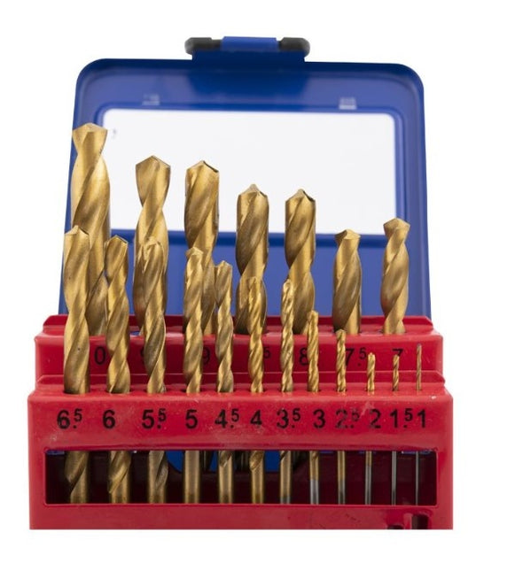 Cantonal Metaalborenset 19-delig in metalen box