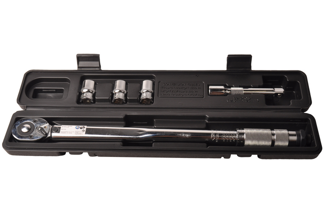 Cantonal Momentsleutel 1/2" + adapter 3/8"