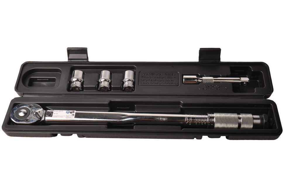 Cantonal Momentsleutel 1/2" + adapter 3/8"