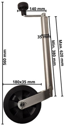 Cantonal Neuswiel - 35 mm rond - kunststof velg - lichtgewicht