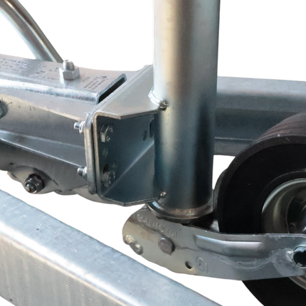 Cantonal Neuswiel - rond 60 mm - draagvermogen: 500 kg - automatisch opklapbaar - extra lang
