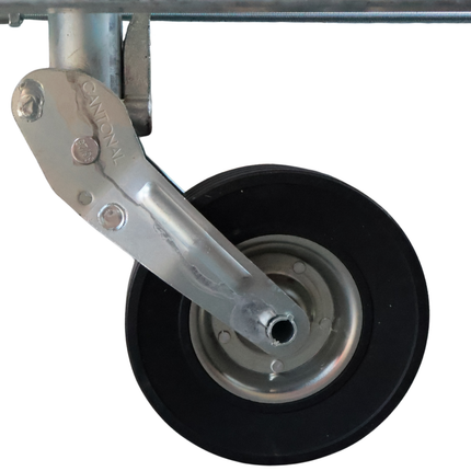Cantonal Neuswiel - rond 60 mm - draagvermogen: 500 kg - automatisch opklapbaar - extra lang