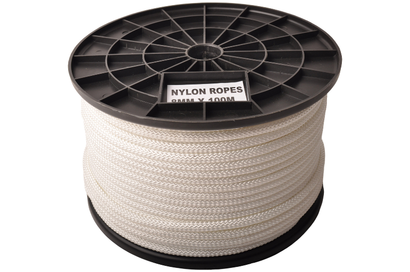 Cantonal Nylon touw 100 meter (8 mm)