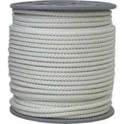 Touw en koord Solid Braid Nylon Gegalvaniseerde Kabel - Multi Use Touw Houdt 3 LBS - 13 Lbs - Wit 1/4 x 50ft Touw en koord Solid Braid Nylon Gegalvaniseerde Kabel - Multi Use Touw Houdt 3 LBS - 13 Lbs - Wit 1/4 x 50ft