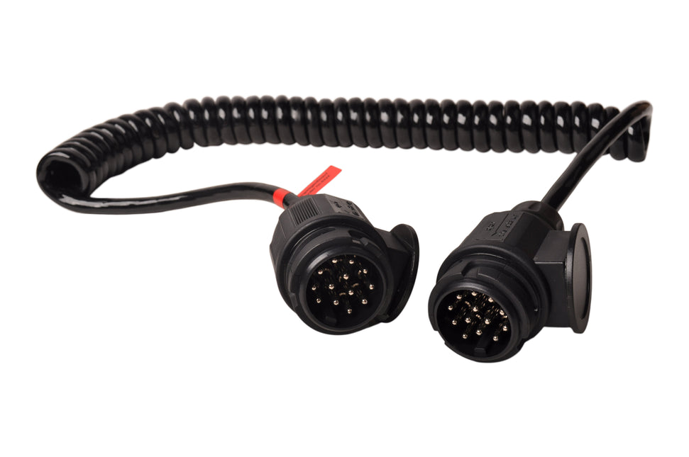 Cantonal Ombouwset naar stekkerdoos met spiraalkabel - 13 polig - 13 pins