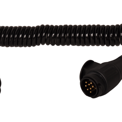 Cantonal Ombouwset naar stekkerdoos met spiraalkabel - 13 polig - 8 pins