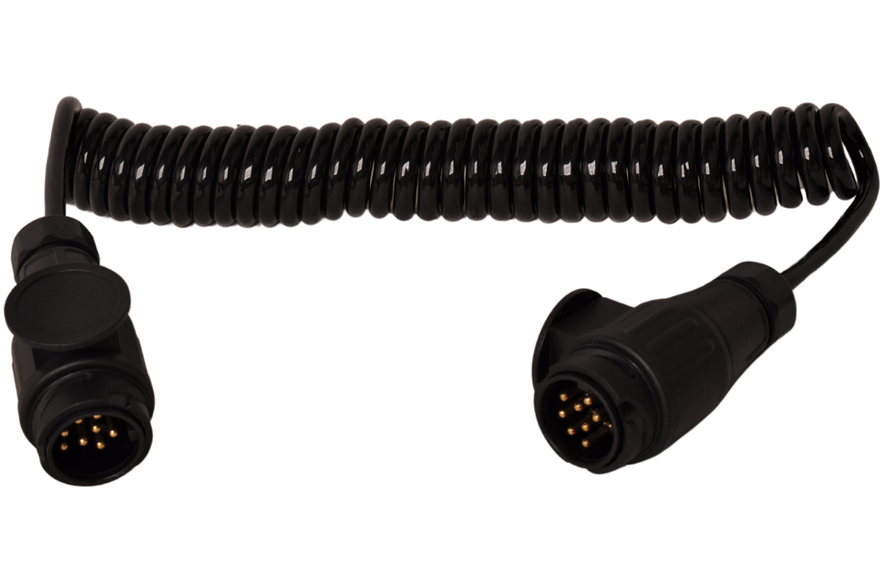 Cantonal Ombouwset naar stekkerdoos met spiraalkabel - 13 polig - 8 pins