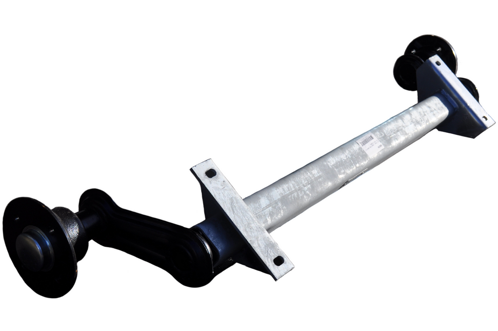 Cantonal Ongeremde torsie as - padmaat 1250 mm - flensmaat 1620 mm - 750 kg - 4x100
