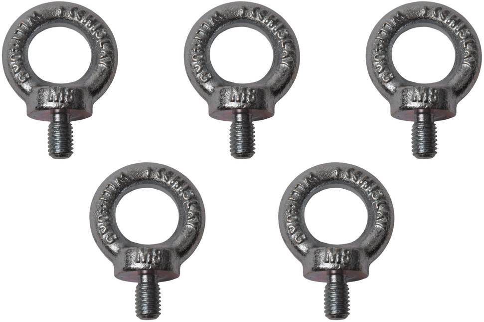 Cantonal Oogbout M8 verzinkt -  5 stuks