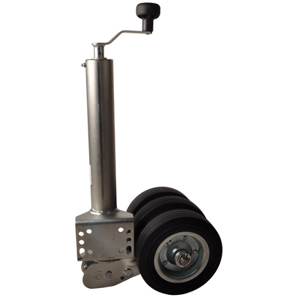 Cantonal Opklapbaar neuswiel - 60 mm - statisch draagvermogen: 250 kg - 3 massieve wielen