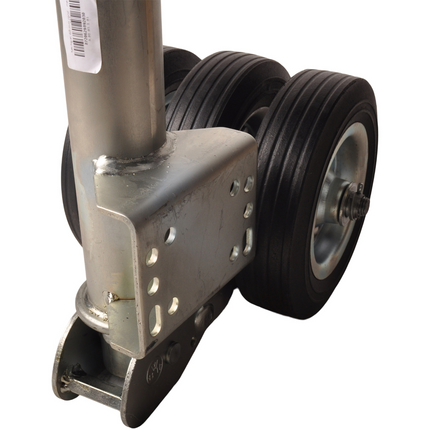 Cantonal Opklapbaar neuswiel - 60 mm - statisch draagvermogen: 250 kg - 3 massieve wielen