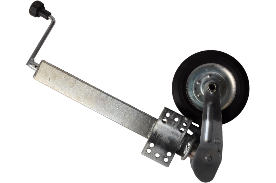 Cantonal Opklapbaar Neuswiel - vierkant 60 mm - draagvermogen: 250 kg - grote bevestigingsplaat