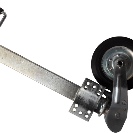 Cantonal Opklapbaar Neuswiel VIERKANT 60mm (grote bevestigingsplaat)