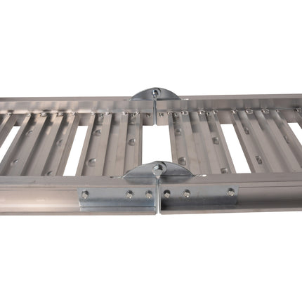 Cantonal Opklapbare aluminium oprijplaat - 200 kg draagvermogen - 1800x300 mm