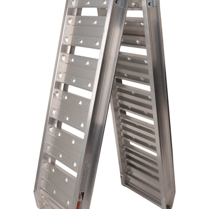 Cantonal Opklapbare aluminium oprijplaat - 200 kg draagvermogen - 180x30 cm