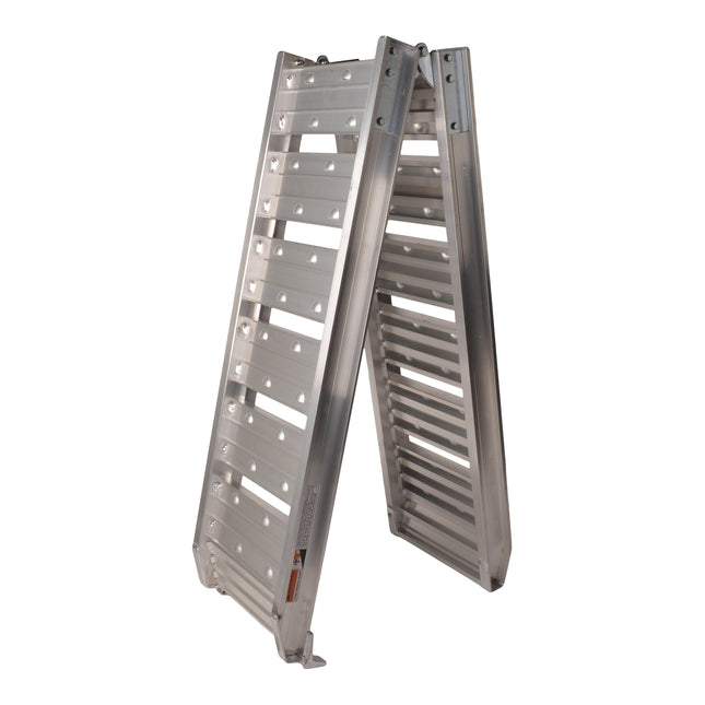 Cantonal Opklapbare aluminium oprijplaat - 200 kg draagvermogen - 180x30 cm