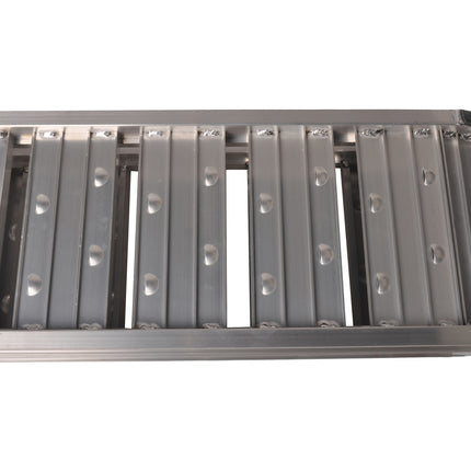 Cantonal Opklapbare aluminium oprijplaat - 200 kg draagvermogen - 180x30 cm